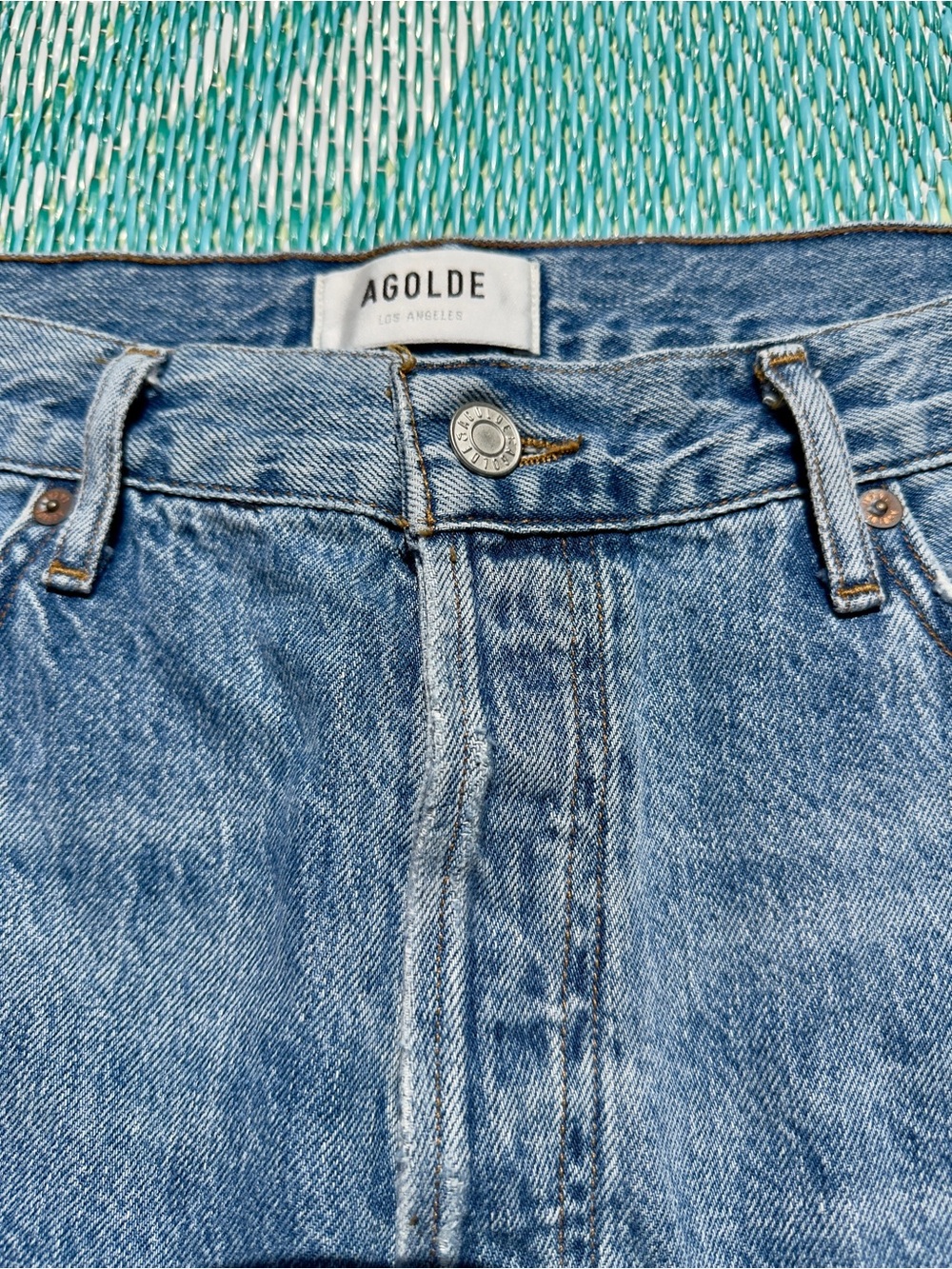 Agolde 90’s pinch waist jeans - Light / medium Blue - Picture 9 of 14